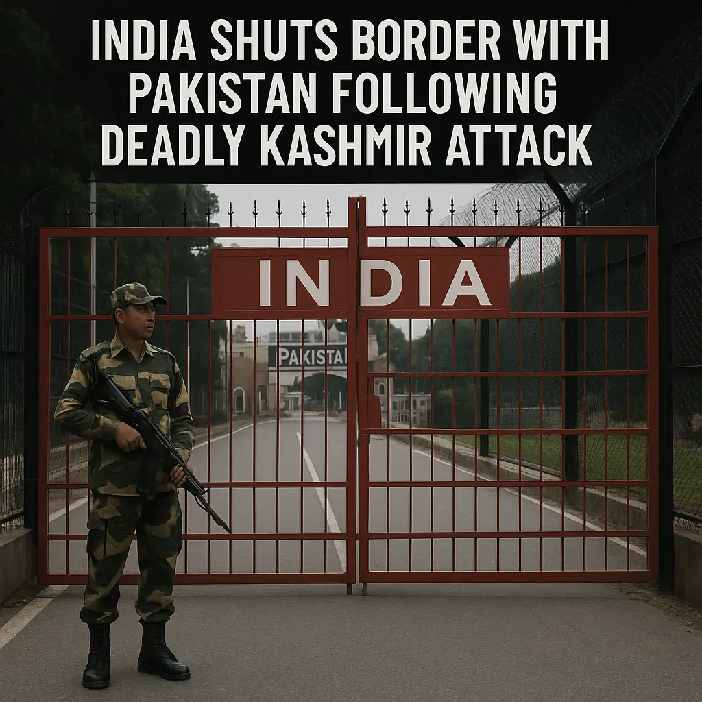 India Shuts Border with Pakistan Following Deadly Kashmir Attack